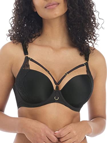 Freya Women's Temptress Underwire Molded Plunge T-Shirt Bra Black