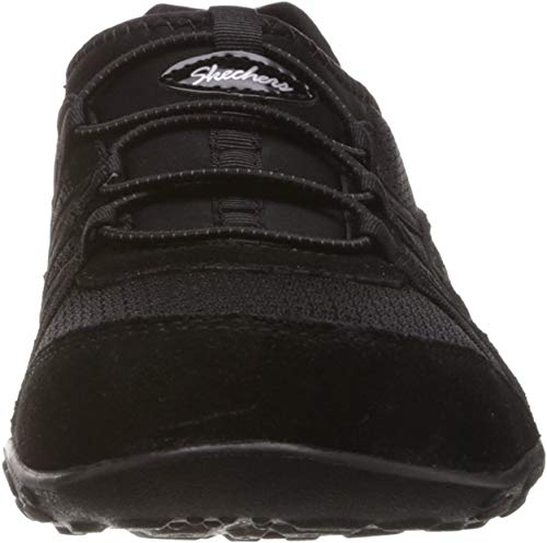 Skechers Sport Women's Relaxation Fashion Sneaker,Black,9 M US