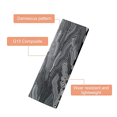 2PCS G10 Knife Handle Scale Slabs Grips, Knife Blanks Slabs Material for DIY