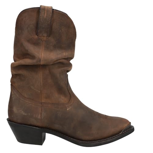 Durango Women's RD542 Slouch 11" Western Boot,Distressed Tan,6 M US