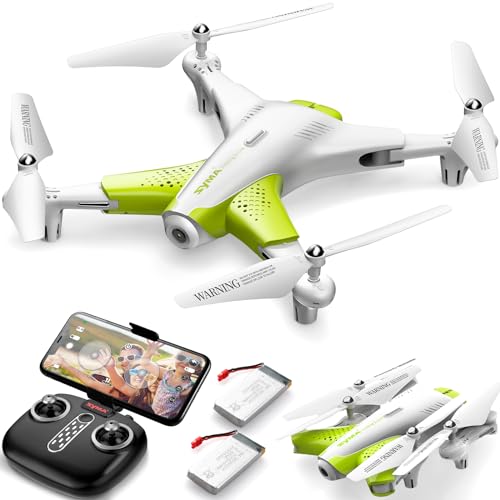 SYMA Drone with Camera 1080P FPV,Optical Flow Positioning,Tap Fly,Altitude Hold,Headless Mode,3D Flips,40mins Flying UFO X300 Remote Control Quadcopter Gift for Kids Beginners