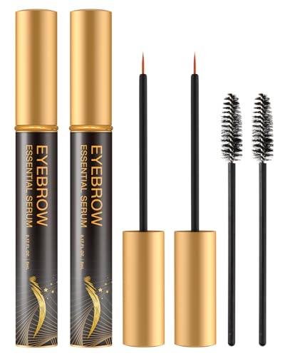 WM WESTERN MIRACLE Eyebrow Serum, Thicker & Longer Looking Eyebrows, Eyebrow Essential Serum for Natural Eyebrows, Brow & Lash Enhancing Serum, Vegan & Cruelty-Free - 1 Pack