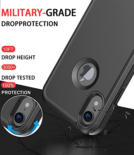 Diverbox for iPhone Xr Case [Shockproof] [Dropproof] [Dust-Proof],Heavy Duty Protection Phone Case Cover for Apple iPhone XR (Pine Green)