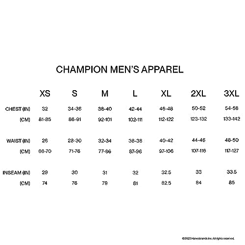 Champion, Midweight, Soft and Comfortable T-Shirt Hoodie for Men, Elevation Blue Offset C's, XX-Large