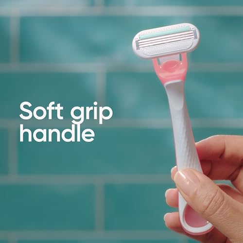 Gillette Venus Sensitive Women's Disposable Razors - Single Package of 3 Razors
