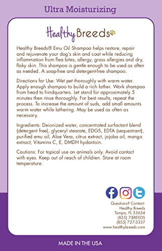 Healthy Breeds German Shepherd Emu Oil Shampoo 8 oz
