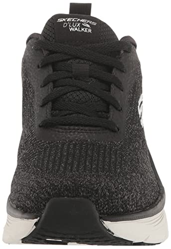 Skechers Women's D'LUX Walker-Daily Beauty Sneaker, Charcoal=Char, 11
