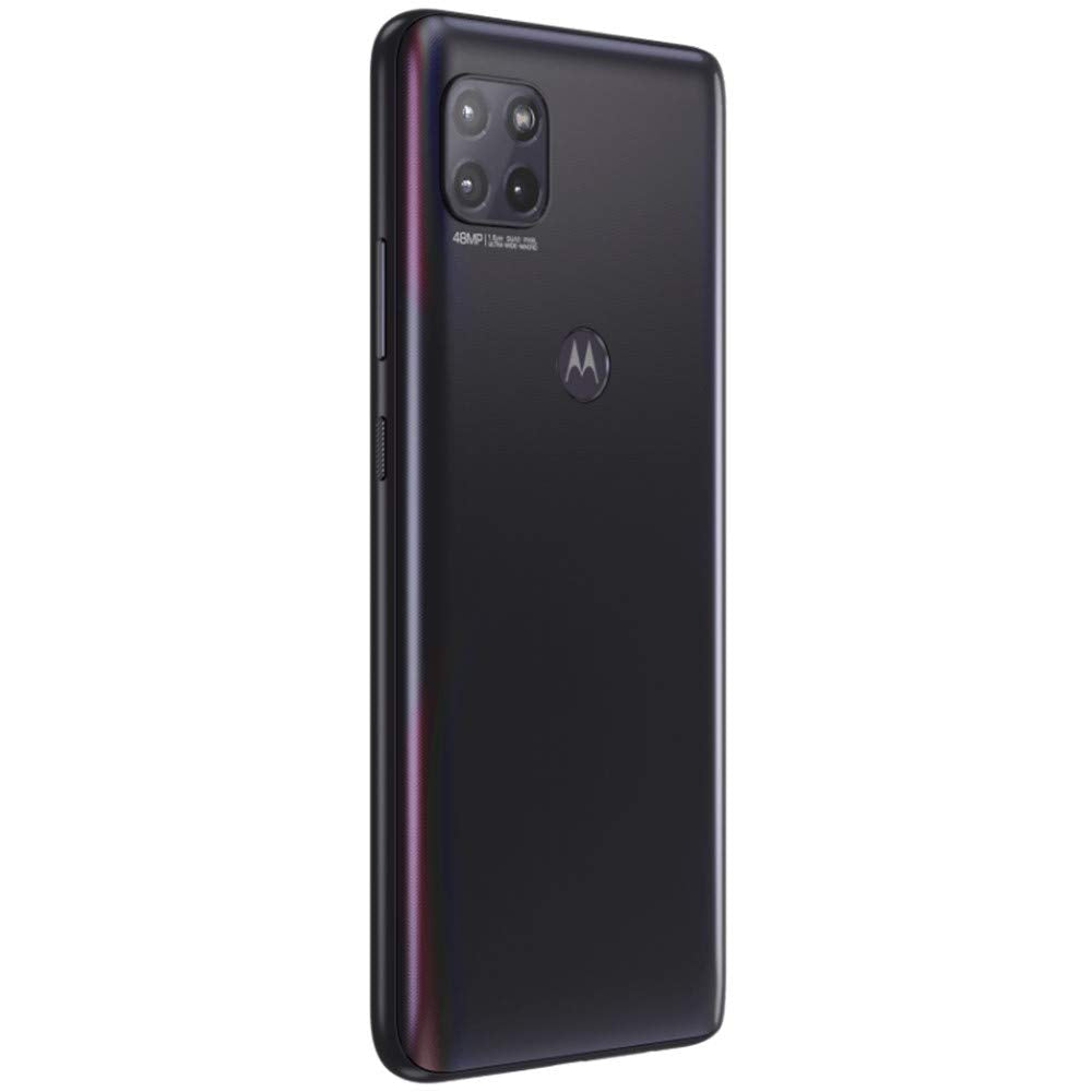 Motorola One 5G UW Ace (64GB, 4GB) 6.7"", Snapdragon 750G, 5000mAh Battery (US 5G Model Fully Unlocked for Verizon, T-Mobile, AT&T, Global 4G LTE) XT2113VS (w/Fast Car Charger, Volcanic Grey), Gray