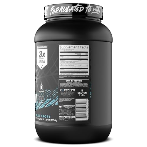 EFX Sports Karbolyn Hydrate | Carbohydrate Powder + Electrolytes | Sugar Free Sports Drink Mix | Fuel & Hydration | Stimulant Free | 66 Servings (Blue Frost)