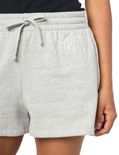 GAP Womens Logo Shorts Light Heather Grey XS