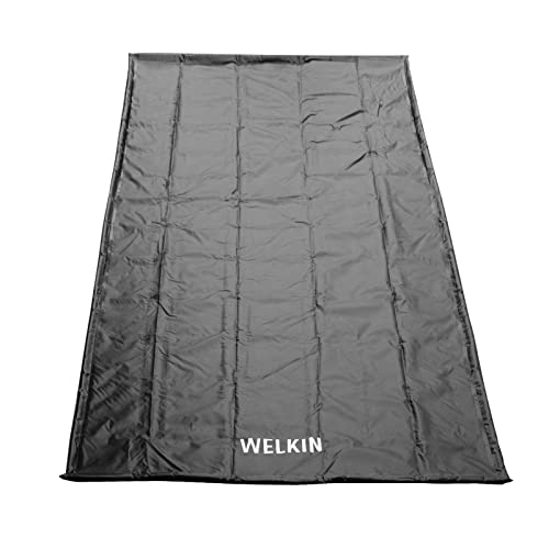 WELKIN Containment Mat,(7'9" x 16'),Non-Slip Garage Floor Mat - Heavy Duty Waterproof Protection from Snow, Rain and Mud for Cars