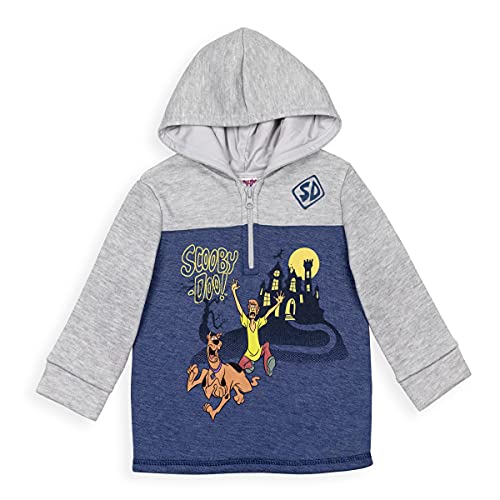 Scooby-Doo Toddler Boys Fleece Hoodie Grey/Black 2T