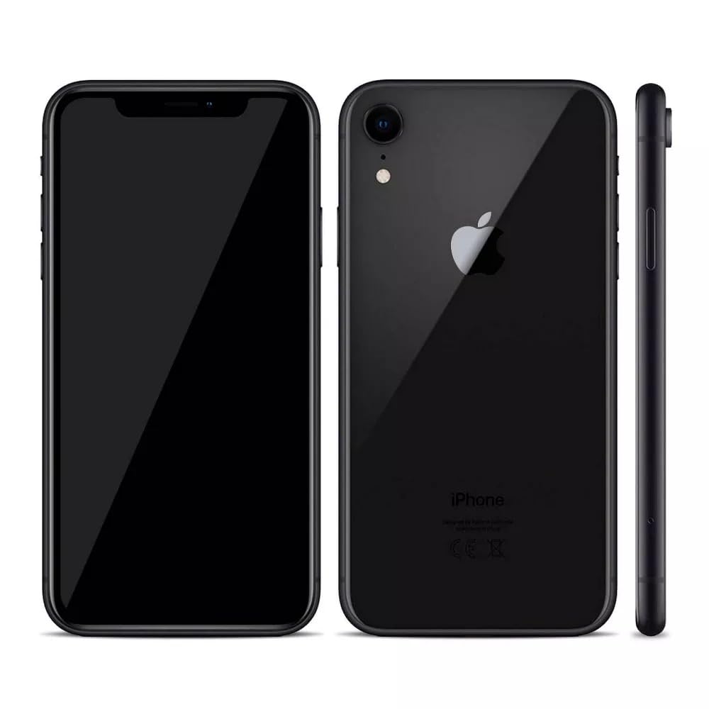 Apple iPhone XR, 64GB, Black - Unlocked (Renewed)