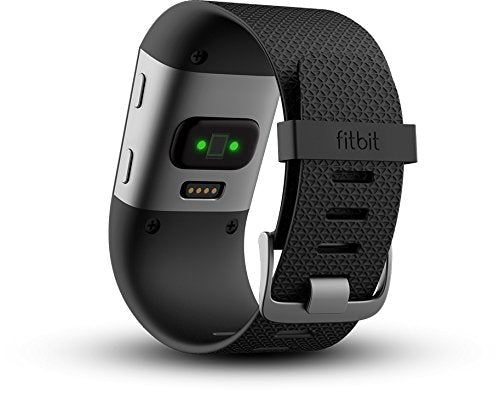 Fitbit Surge Fitness Super Watch (FB501BKL) Black - L - Renewed