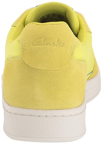 Clarks Men's Craft Rally Ace Sneaker, Pale Lime, 13