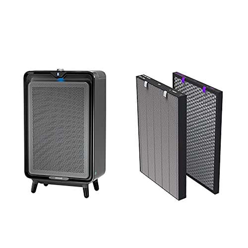 BISSELL air220 Smart Air Purifier with High Efficiency and Carbon Filters for Large Room and Home, Quiet Bedroom Air Cleaner for Allergies, Pets, Dust, Dander, Pollen, Smoke, Odors, Auto Mode, 2609A