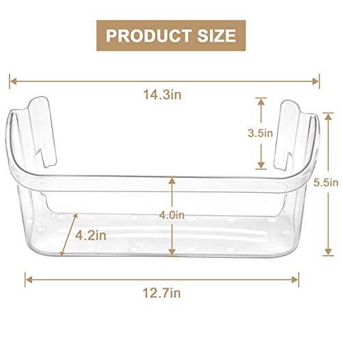 AMI PARTS 240363702 Refrigerator Door Shelf Bin Fit for Frigidaire, Kenmore Refrigerator - Replaces 240363704, 240363705, 240363708, AP2116106, PS430207