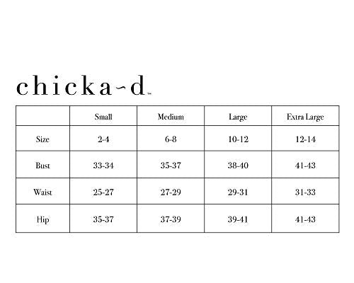 Chicka-d Women's Standard Short 'N Sweet Tee, Ink, Medium