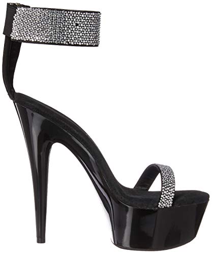 Ellie Shoes Women's Anika Heeled Sandal, Black, 5