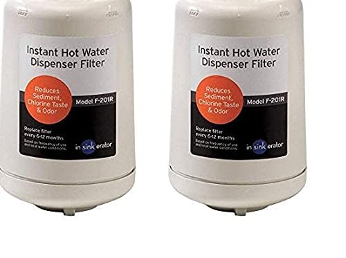 InSinkErator Replacement Water Filter Cartridges, 2-Pack, F-201R