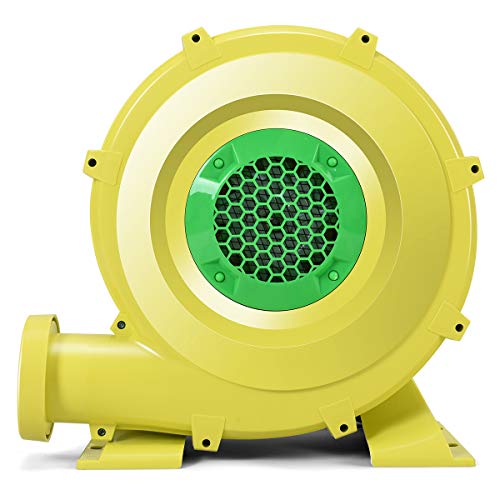 Costzon Air Blower, 1.0HP Blower for Bounce House, 735W Pump Fan Commercial Inflatable Bouncer Blower, Perfect for Inflatable Bounce House, Jumper, Bouncy Castle, Air Blower for Inflatables