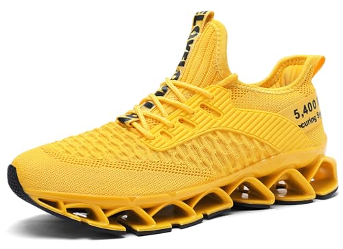 Womens Ladies Blade Running Shoes Comfortable Fashion Non Slip Sneakers Work Tennis Walking Girls Boys Shoes Fluorescent Green