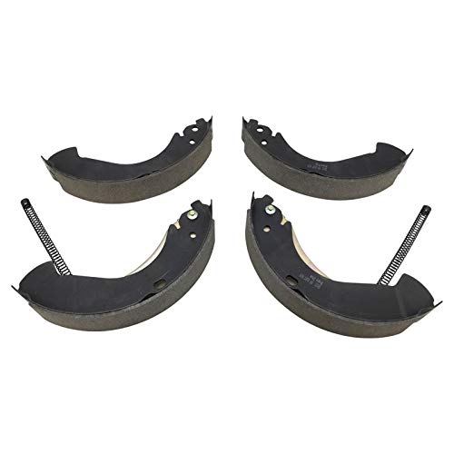 TRQ Rear Brake Shoe & Drum Kit Compatible with 2015-2019 Ram ProMaster City