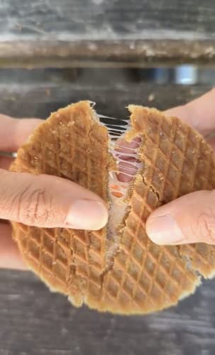 Stroop Club Chai Infused Organic Stroopwafel Caramel Treats | Vegan, Plant-Based and Dutch-Approved Indulgence - 12 Vegan Waffle cookies (6 Pack of 2)