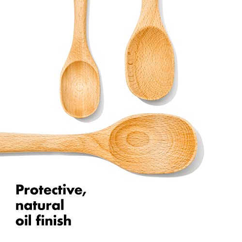 OXO Good Grips Beechwood Salad Servers – 2-Piece Set