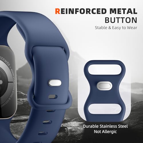 Maledan 5 Pack Sport Band Compatible with Apple Watch Bands 41mm 40mm 38mm 44mm 45mm 49mm 42mm Women Men, Soft Silicone Strap Replacement Bands for iWatch Ultra 2 Series 9 8 7 6 SE 5 4 3 Accessories