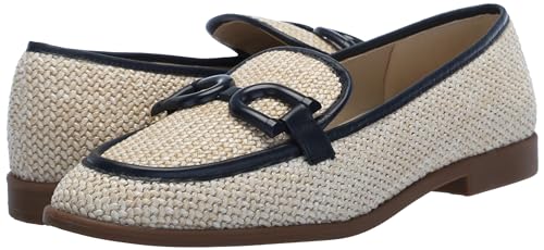 Kenneth Cole Women's Women's Linda BIT Loafer, Soft Gold Raffia, 11