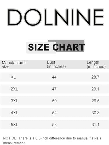 DOLNINE Plus Size V Neck T Shirts Women Loose Fit Summer Oversized Cute Tunics YH003 XL