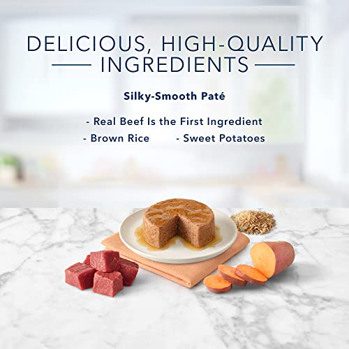 Blue Buffalo Tastefuls Natural Wet Cat Food Cans, Paté Style, Ocean Fish and Tuna Entrée 3-oz Cans (Pack of 4)