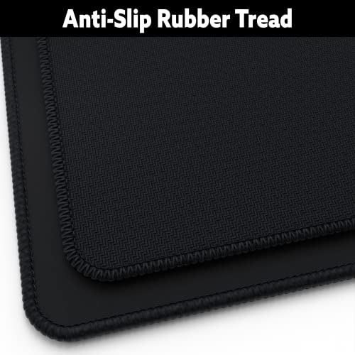 Gamer Boss - Gaming Mouse Pad - 48 x 24 Inches - 4mm Thick with Stitched Edges, Non-Slip Rubber Base, Premium Cloth Mousepad, Desk Mat for Laptop, Keyboard, Computer & PC (Mega, Red)