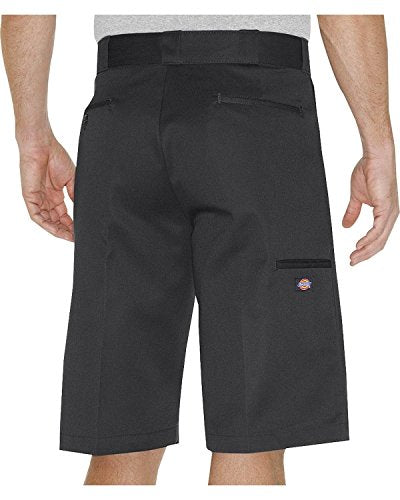 Dickies mens 13-inch Relaxed-fit Multi-pocket Short work utility pants, Black, 30 US
