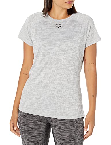 EvoShield womens Fx Short Sleeve Training Tee Shirt, Grey, X-Small US