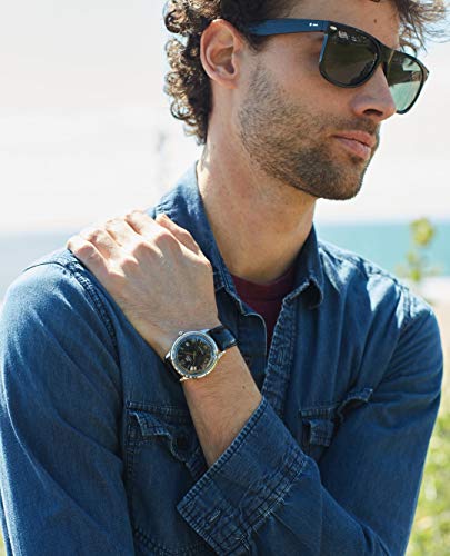 Orient Watches for Men '2nd Gen. Bambino Ver. 2' Contemporary Classic Dress Watch for Men, Japanese Automatic Stainless Steel Mens Watch with Leather Band