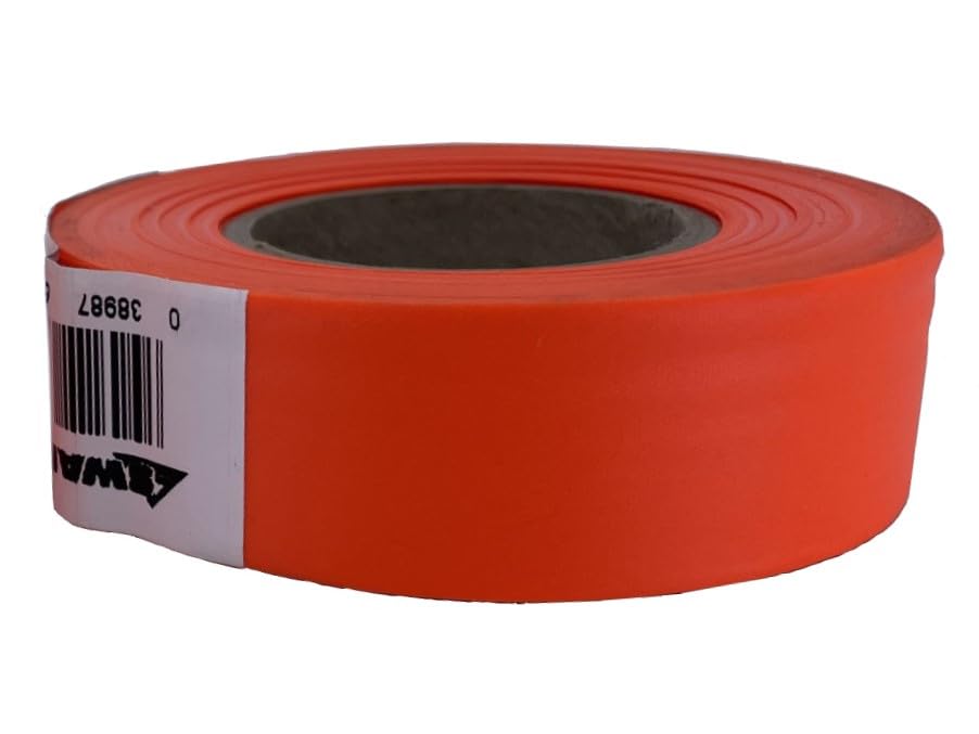 Swanson Tool Co., Inc RFOR200 1 in X 200 Ft Orange Taffeta Safety Roll Flagging
