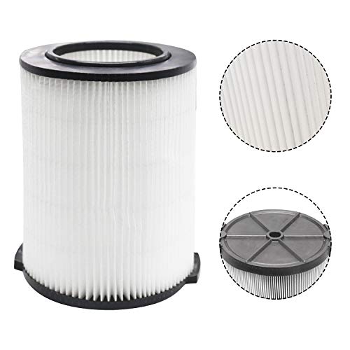 Vf4000 Replacement Filter for RIDGID 72947 5-20 Gallon Wet/Dry Vacuums & Husky 6-9 gallon Vacuum, Replacement Vf4000 Filter 1PACK