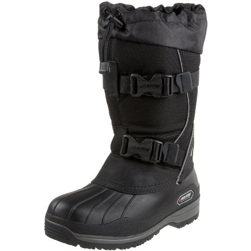 Baffin Impact Men's Winter Boots, Polar Rated, -60 to -76 degrees Fahrenheit, Tall Height, Black, Size 6
