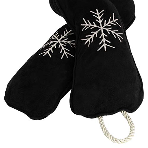 Cold Weather Door Draft Stopper - 36 Inch Door Snake Draft Stopper - Wind Blocker for Door Bottom and Window Sill (Black)