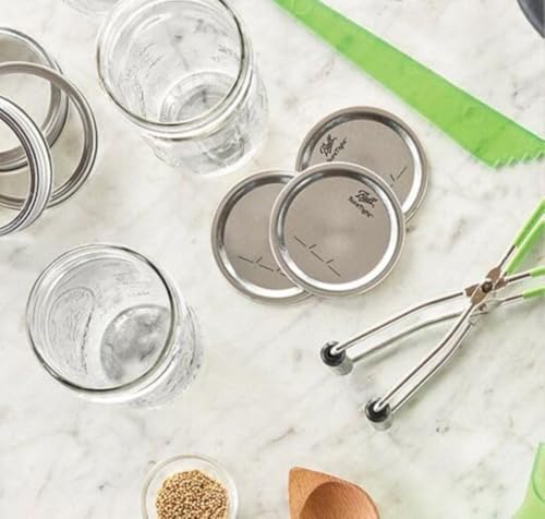 Ball Glass Jars Wide Mouth Lids, 12 Lids