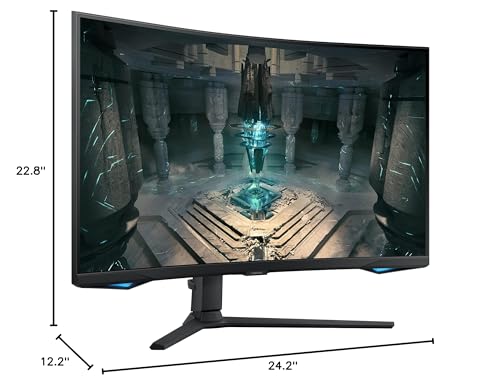 SAMSUNG 27" Odyssey G65B QHD 240Hz 1ms (GTG) HDR 600 Gaming Hub 1000R Curved Gaming Monitor