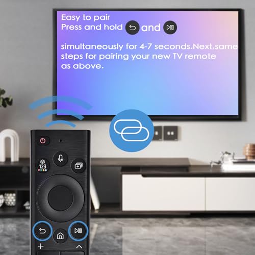 Replacement Voice Remote for Samsung Smart TV: KOOMOER Low Power Tech Control,Compatible with 2022 BN59-01385A(no Solar),for Most 2018 to 2022 Smasung Crystal UHD QLED The Frame QLED 4K 8K Smart TV