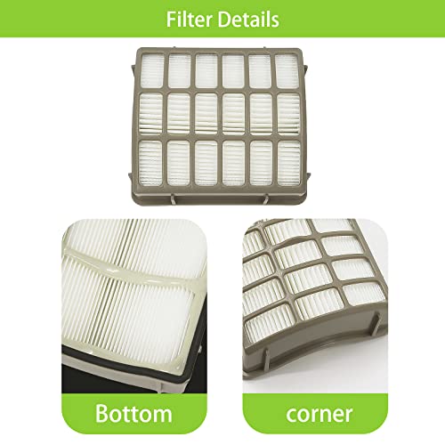 Laukowind For Shark Navigator dlx Filter NV60 NV70 NV80 Replacement Filters,NV70 26,NV71,NV90,UV420 NV90 26 NV95 NV80 and NVC80C.4+4 Foam Filters + 2 Filters