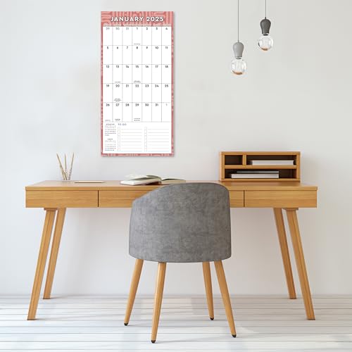 Great Big Grid 2025 Wall Planner, 17-Months Calendar Planner: August 2024 - December 2025, 12" x 12"