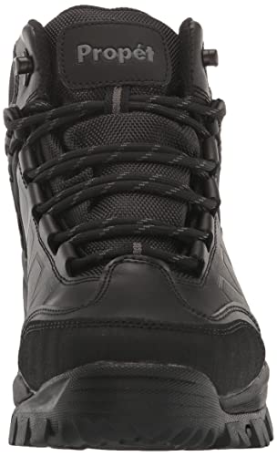 Propét Men's Ridge Walker Force Waterproof Hiking Boots, Black, 9.5,Medium US