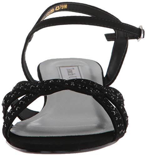 Touch Ups Women's Lena Wedge Sandal, Black, 8.5