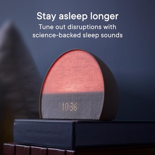 Hatch Restore 2 Sunrise Alarm Clock, Sound Machine, Smart Light (Latte) ー Your Smart Sleep Clock, White Noise, Customizable Sleep Routines for Adults, Unwind Gently, Dimmable Clock, Wake Up Energized