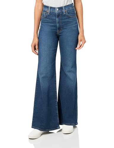 Levi's Women's Ribcage Bell Bottom Jeans, (New) Perfect Match, 25